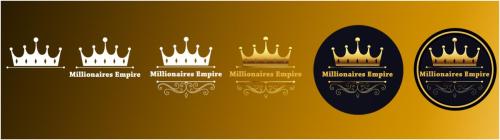 Millionaires Empire Logo Process